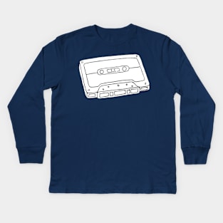 Cassette Tape Kids Long Sleeve T-Shirt